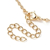 Bowknot Brass Pendant Necklaces NJEW-TA00138-3