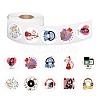 PVC Waterproof Musical Instruments Sticker Rolls PW-WG29344-01-2