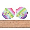 Rainbow Color Printed Iron Pendants RN-CBA3547-01A-3