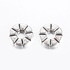 Tibetan Style Alloy Spacer Beads LF10461Y-2
