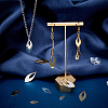 24Pcs 2 Colors 3 Sizes 201 Stainless Steel Pendants STAS-UN0032-65-3