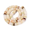 Natural Green Banded Calcite(Afghan Jade) Beads Strands G-N367-03A-02-3