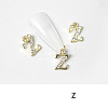 Alloy Rhinestone Cabochons MRMJ-T056-93G-Z-1