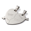 201 Stainless Steel Pendants STAS-Q342-46P-2