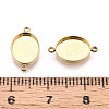 304 Stainless Steel Connector Cabochon Settings STAS-N115-35G-3