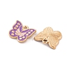 Light Gold Plated Alloy Enamel Pendants FIND-Q100-04KCG-04-2