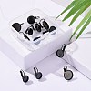 12pcs 3 Size304 Stainless Steel Leverback Earring Findings STAS-ZZ0001-04EB-4