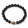 4Pcs 4 Styles Natural Gemstone Beads Stretch Bracelets Sets BJEW-JB11011-3