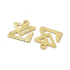 Rack Plating Brass Charms KK-G515-53H-G-2