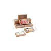 Foldable Paper Drawer Boxes with Clear Plastic Cover LS-CON-WH0095-68A-05-7