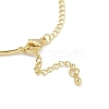 Brass Chain Bracelet Making KK-U020-13G-2