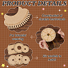 1 Set 6Pcs Wooden Bracelet Knitting Loom Boards TOOL-BC0002-99-4