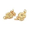 Rack Plating Brass Micro Pave Cubic Zirconia Pendants KK-K377-60G-2