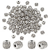   100Pcs Tibetan Style Alloy Beads FIND-PH0020-02-1