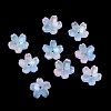 Dyed & Heated Glass Bead Caps GLAA-Z019-03R-1