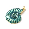 Rack Plating Brass Enamel Pendants KK-Z056-36G-03-2