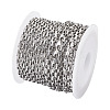 304 Stainless Steel Venetain Chains CHS-TA0001-07P-10