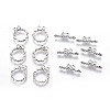Tibetan Style Alloy Toggle Clasps LF10797Y-NF-2