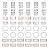 120Pcs 4 Styles Iron Dreadlocks Beads Hair Decoration FIND-TA0005-09S-1