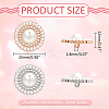 12Pcs 2 Colors Zinc Alloy Rhinestone Shank Buttons FIND-FG0002-92-2