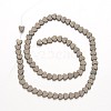 Electroplate Non-magnetic Synthetic Hematite Beads Strands G-F300-23C-F06-2