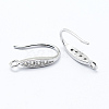 Anti-Tarnish Rhodium Plated 925 Sterling Silver X-STER-L054-03P-1