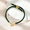 Adjustable Nylon Cord Bracelets BJEW-C096-01G-24-1