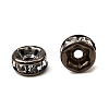 Brass Rhinestone Spacer Beads RB-A014-Z5mm-01B-2