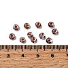 Transparent Stripe Glass Seed Beads GLAA-NH0001-06B-3