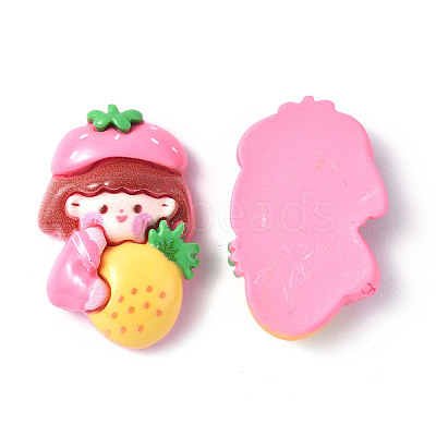 Opaque Resin Cabochons CRES-P023-06K-1