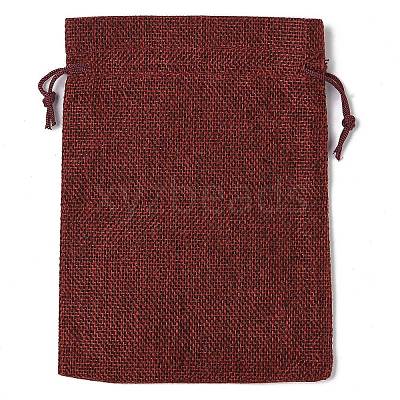 Christmas Theme Jute Cloth Storage Bags LS-ABAG-F010-01B-09-1
