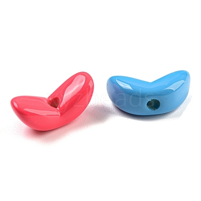 Baking Paint Acrylic Beads OACR-Q189-02-1