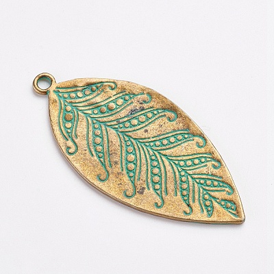 Tibetan Style Alloy Pendants X-PALLOY-F187-26ABG-1