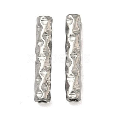 304 Stainless Steel Tube Beads STAS-Z192-07P-04-1