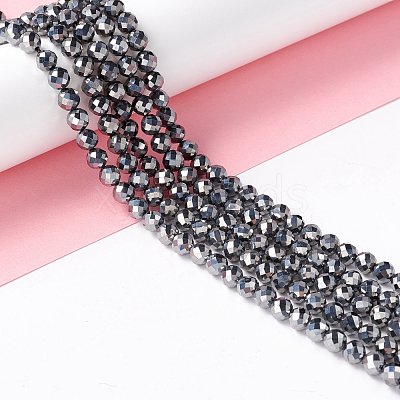 Terahertz Stone Beads Strands  G-A021-10-1