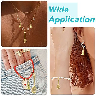 12Pcs 2 Styles Brass Pendants KK-CJ0004-49-1