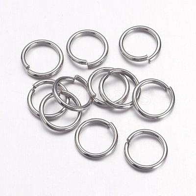 Tarnish Resistant 304 Stainless Steel Open Jump Rings STAS-E066-07-5.5mm-1