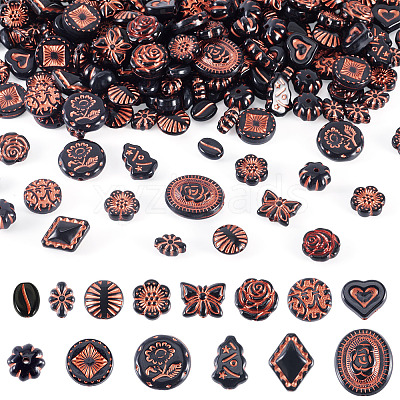 257Pcs Opaque Acrylic Beads OACR-TA0003-67-1