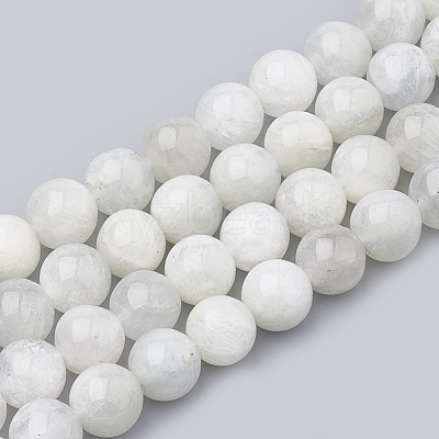 Natural Rainbow Moonstone Beads Strands G-S333-8mm-002-1