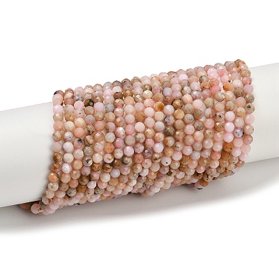 Natural Peruvian Pink Opal Beads Strands G-D304-02-4mm-1