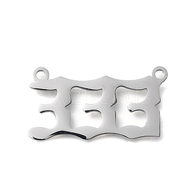 304 Stainless Steel Pendants STAS-D382-04C-P-1