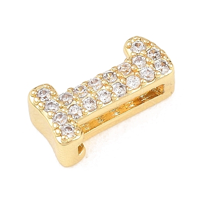 Brass Micro Pave Cubic Zirconia Pendants KK-B167-22G-1