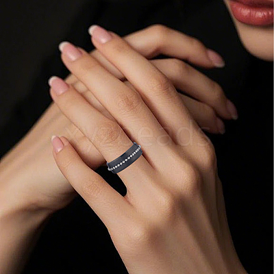 14Pcs 7 Styles Stainless Steel Grooved Finger Ring Settings STAS-SC0010-65EB-1