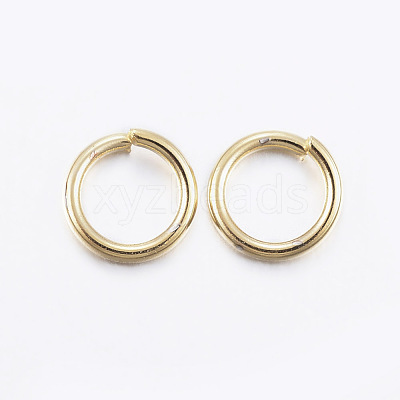 304 Stainless Steel Open Jump Rings X-STAS-L187-5x1mm-G-1