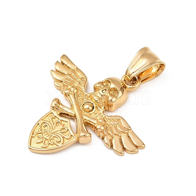 Hand Polished 304 Stainless Steel Pendants STAS-Z171-11G-1