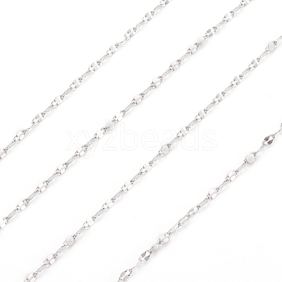 Handmade 304 Stainless Steel Dapped Chains CHS-D026-16I-P-1