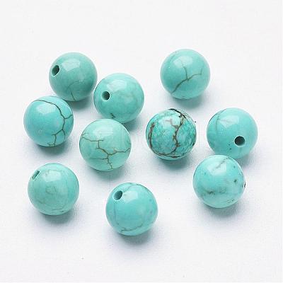 Natural Magnesite Beads G-P212-6mm-1