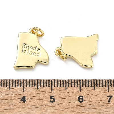 Brass Pendants KK-D229-22X-G-1