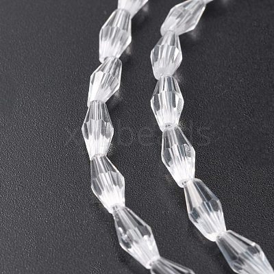 Glass Beads Strands X-GLAA-R026-8x4mm-15-1