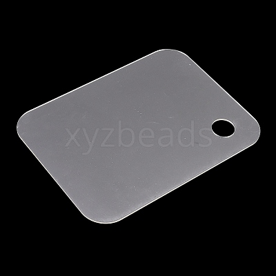 Clear Acrylic Paint Palette AJEW-Z052-01B-1